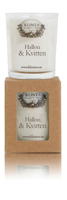 Massageljus/Doftljus Hallon & Kvitten från Klinta